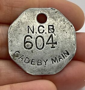 CADEBY MAIN COLLIERY MINERS PIT TOKEN TALLY WORKS CHECK SOUTH YORKSHIRE