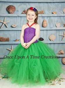 Mermaid Costume, Girls Mermaid Costume, Child, Toddler, Tutu Dress, Kids Costume - Picture 1 of 1