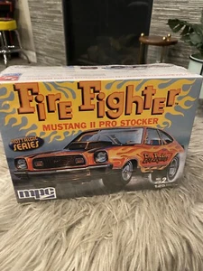 MPC "Fire Fighter" Mustang II Pro Stocker 1:25 Scale Plastic Model Kit Sealed - Picture 1 of 5
