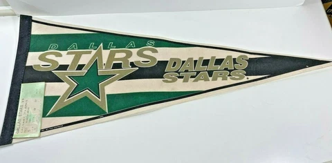 Dallas Stars NHL Hockey Team Full Size Felt Pennant Cover