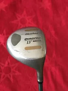 CLEVELAND QUADPRO 13* Strong 3 FAIRWAY WOOD Regular Flex Graphite Shaft RH - Picture 1 of 7