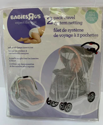 Paquete de 2 sillas de paseo para bebé Babies R Us red de protección contra insectos  Foto 1 de 4