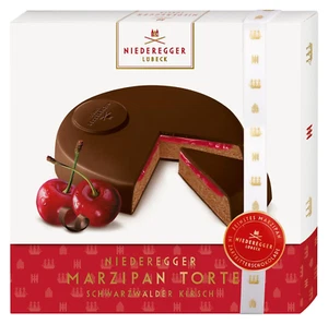 ✨ Niederegger "Black Forest" Marzipan Cake 185g (6.5 oz) | Covered with Dark Cho - Picture 1 of 8