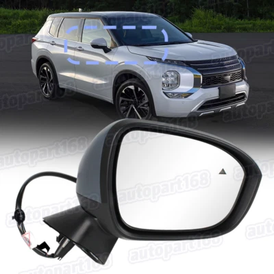 Right Side Mirror W/ Camera Primer For Mitsubishi Outlander PHEV 2023-2024 10Pin Foto 1 de 4