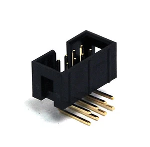 20pc IDC Cable Male Connector Box Header 90° Right Angle 2x4p 2x4 8p No Lock - Picture 1 of 5