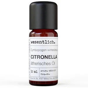 wesentlich. Citronella Öl - 100ml- 100% naturrein (Glasflasche) - Bild 1 von 6