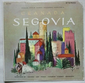 SEGOVIA - Granada- LP US VG+ Cover VG+ Condition - Imagen 1 de 2