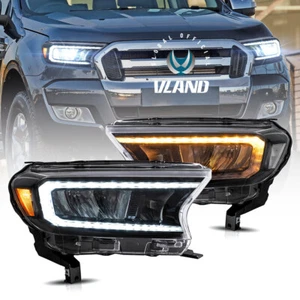 VOLL-LED-ReflektorScheinwerfer für 2015–2021 Ford Ranger mit sequentiellem LH+RH - Bild 1 von 14