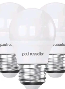 Paul Russells LED Light Bulb 4.9W=40W E27 Bulbs Warm White Non-Dimmable 2700 - Picture 1 of 5
