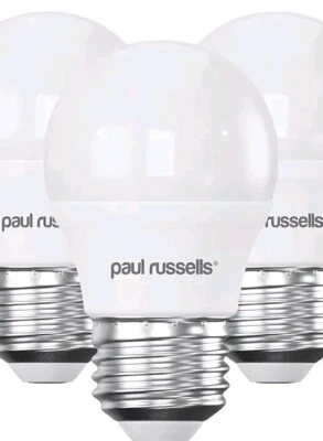 Paul Russells LED Light Bulb 4.9W=40W E27 Bulbs Warm White Non-Dimmable 2700 - Image 1 of 4