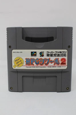 RPG Tsukuru 2 RPG Maker Nintendo Super Famicom Japan Region Lock Cartridge Only - Image 1 of 2