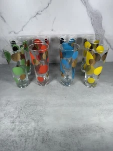 Vintage Russell Wright Longdrinkgläser Trinkgläser 8 im Set MCM - Bild 1 von 9