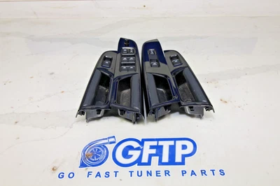 18-21 SUBARU WRX STI OEM PIANO NEGRO INTERRUPTOR VENTANA INTERRUPTOR CONJUNTO DELANTERO TRASERO 2019 Foto 1 de 4