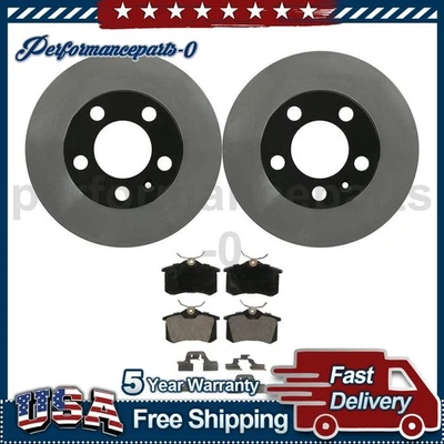 Juego de pastillas de freno de disco trasero rotor de freno de disco para Audi A1 2015-2015 Foto 1 de 4