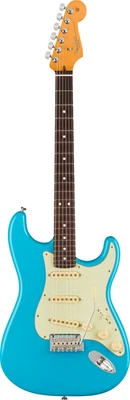 FENDER American Professional II Stratocaster En Palissandre Bleu Miami - Photo 1/2