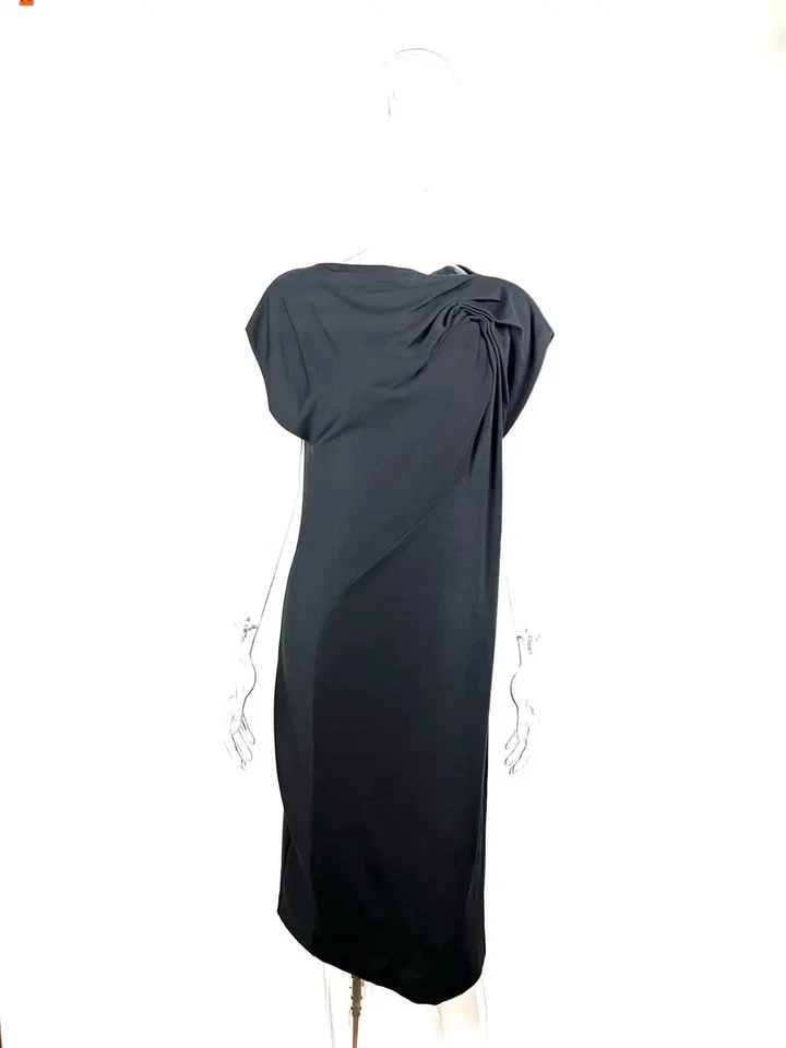 Salvatore Ferragamo Camisa Lana Vestido Diseñador Hecho en Italia Foto 1 de 4