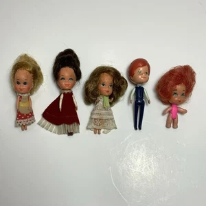 5 muñecas Mattel The Littles 1980 vintage - Imagen 1 de 3