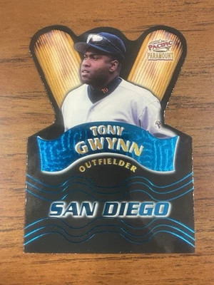 Pacific Paramount 1998 Tony Gwynn troquelado equipo lista de verificación inserto #29 Foto 1 de 2