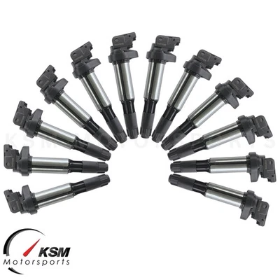 12 Ignition Coils for 2004-2012 Rolls-Royce Phantom 18-19 Phantom Wraith 6.6 6.7 - Image 1 of 4