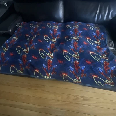 Spider-Man Spiderman “Web Moves” Fleece Blanket Marvel Official Licensed - Image 1 of 4