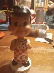Vintage Bob's Big Boy Burger Restaurant Bobble Head Doll Collectable 7" Tall Fun - Picture 1 of 4