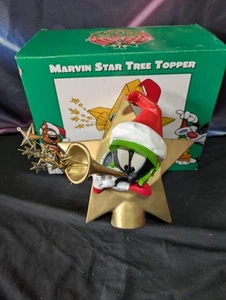 Looney Tunes Marvin The Martian Star Tree Topper VTG 90s Warner Bros Box *Read* - Picture 1 of 11