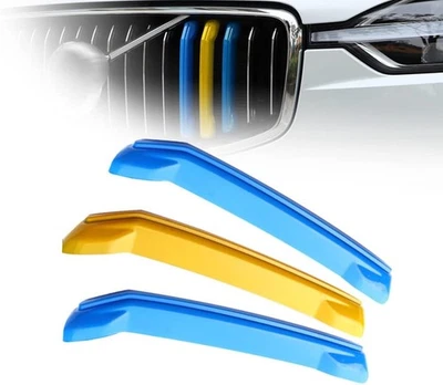 Для Volvo XC60 2018-2021 3-цветная передняя центральная сетка решетка полоска крышка отделка - Изображение 1 из 4