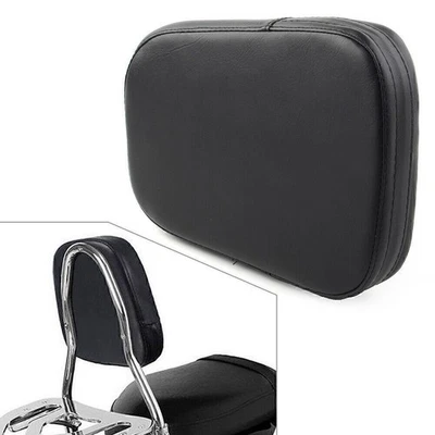 Almohadilla de cojín de PU para respaldo de asiento trasero Sissy Bar para motocicleta Harley Chopper Foto 1 de 4