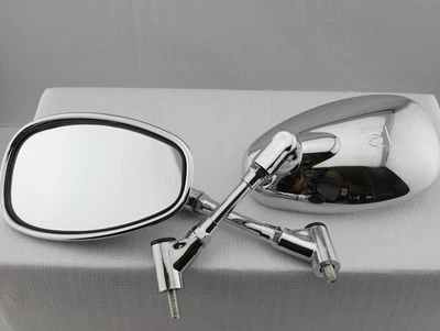 Espejos retrovisores ovalados 2002-2015 para Honda Ruckus 8 mm rosca - montaje en stock Foto 1 de 2