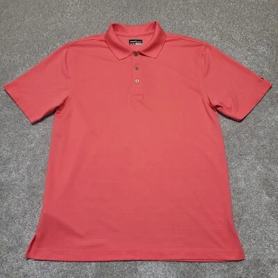Grand Slam Performance Polo Shirt Mens Large Pink Golf Short Sleeve - Image 1 of 4