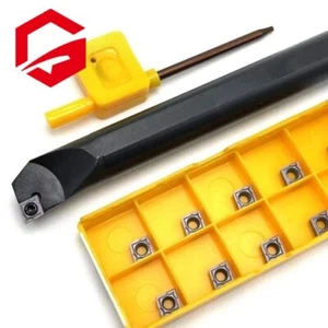 16 mm S16Q-SCLCR06 5/8" CNC Innen Hartmetall Drehwerkzeug Halter + 10 Stck. CCMT21.51 - Bild 1 von 4
