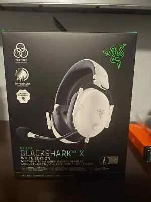Razer BlackShark V2 X Over the Ear Gaming Headset - White (RZ04-03240700-R3U1) - Image 1 of 2