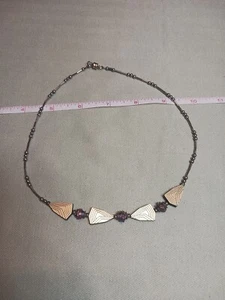 Necklace Magnetic Closure 18 In Collar Style Light Weight - Picture 1 of 9