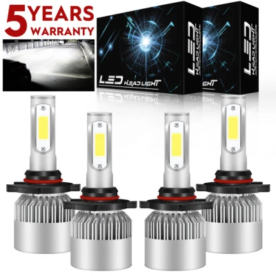 FOR 2006-2008 TOYOTA RAV4 BLACK HOUSING LED HEADLIGHT LAMP COMBO US 4X 18921 - Изображение 1 из 4