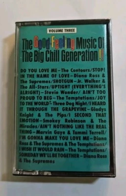 The Good Feeling Music Of The Big Chill Generation Vol 3 Cassette SEALED Motown  - Image 1 of 4