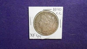 Morgan Silver Dollar 1890 CC Carson City - Picture 1 of 2
