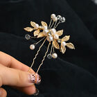 Flower Wedding Bridal Hair Accessories Piece Crystal Diamante Pearl Comb Clipsx1