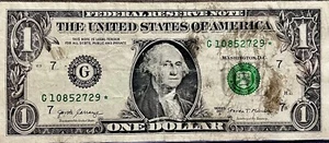 2017A $1.00 STARNOTE Low Print 1,280,000 K - Picture 1 of 4