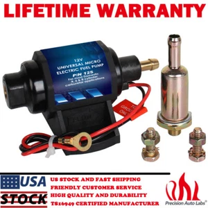 Universal 4-7 PSI Micro Electric Fuel Pump 35 GPH 12V Transfer For Gasoline Only - Picture 1 of 8