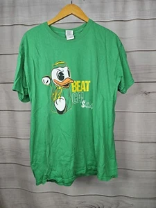 Oregon Ducks Football Stadium Give away t shirt Beat CAL STATE L Green NCAA #B76 - Picture 1 of 6
