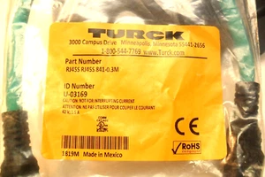 Turck RJ45S RJ45S-841-0.3M - Factory Sealed Bags U-03169 - Picture 1 of 3