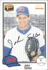 1989 Peoria Chiefs Team Issue #8 John Salles