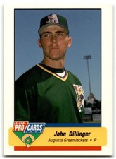 1994 Fleer ProCards John Dillinger Augusta GreenJackets #3000