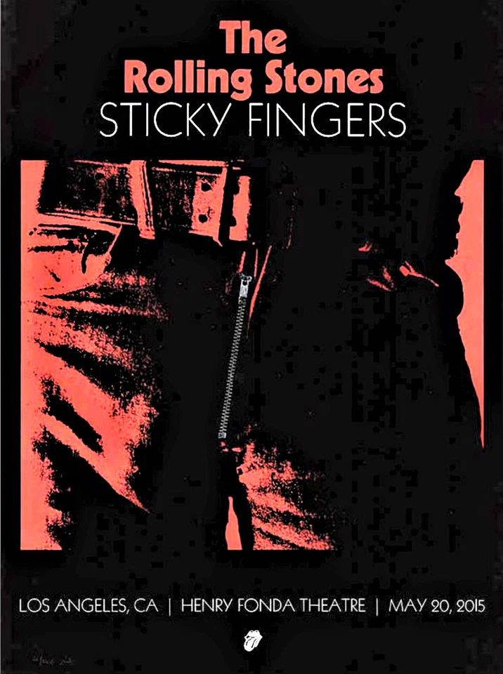 Rolling Stones  Concert Poster 12"x18" FREE SHIPPING - Image 1 of 1