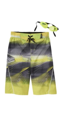 Pantalones cortos de tabla ZeroXposure Beach 2 Street Digital Wave para niño talla mediana con gafas Foto 1 de 2
