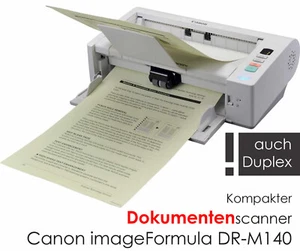 Doku Scanner Canon DR-M140 Einzugscanner Mit Duplex Für Windows 7 8 10 11 129 - Picture 1 of 5