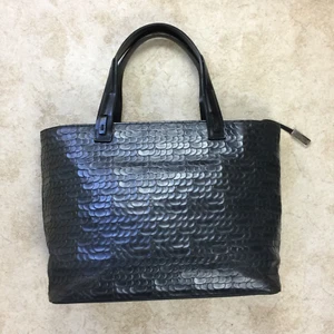 Stephane Kelian Paris Handtasche aus geprägtem Leder - Bild 1 von 8