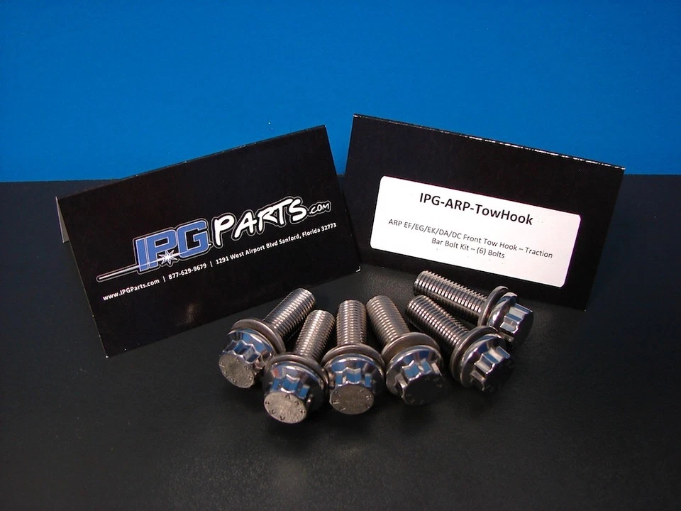 Kit de parafusos de barra de tração gancho de reboque ARP compatível com Honda Civic CRX Integra LS GSR tipo R - Imagem 1 de 1