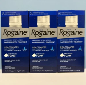 Rogaine Foam Hair Loss & Regrowth Treatment 3-Month Supply EXP 04/2026 - Picture 1 of 4