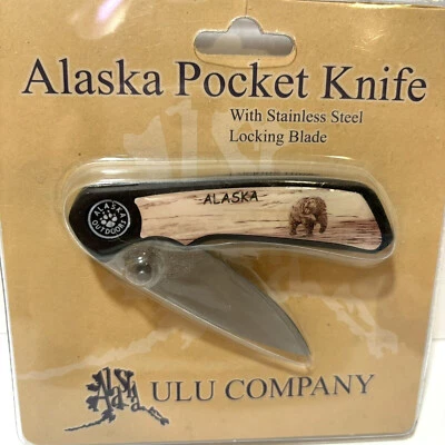 Cuchillo de bolsillo ULU COMPANY Alaska hoja de bloqueo de acero inoxidable Foto 1 de 2